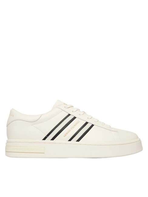 LONDON Turnschuhe Cremewei&szlig; + Schwarz - Herrenschuhe