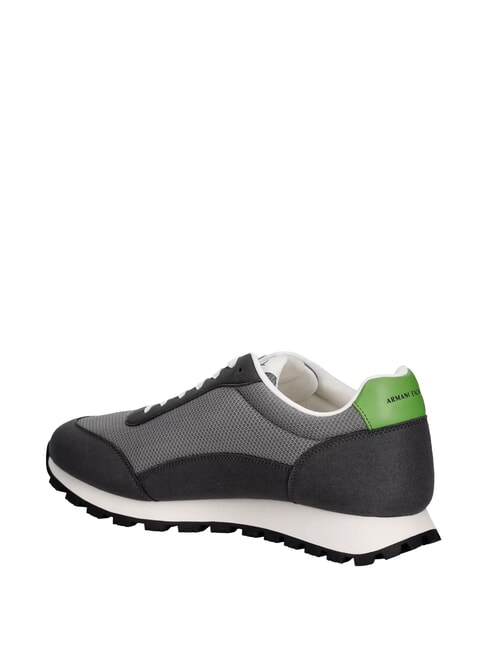 DROP MICROSUEDE Sneaker mit kontrastierendem Logo Anthrazit + neutrales Grau - Herrenschuhe