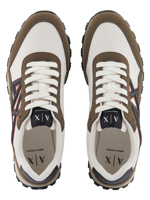 DROP MICROSUEDE Sneaker mit kontrastierendem Logo Moschus + gebrochenes Wei&szlig; - Herrenschuhe