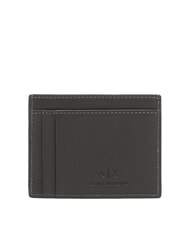 ARMANI EXCHANGE BARCELONA Flaches Kreditkartenetui aus Leder Chim&auml;re - Brieftaschen Herren - 2