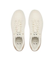 ARMANI EXCHANGE VENICE Turnschuhe gebrochenes Wei&szlig; + Erde - Herrenschuhe - 4