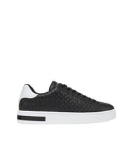 ARMANI EXCHANGE LONDON Turnschuhe Schwarz + optisches Wei&szlig; - Herrenschuhe - 2