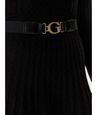 GUESS HANA  Zopfstrickkleid jetbla - Damenkleider - 3