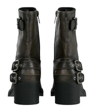 GUESS MATWELL2 Stiefeletten, 6 cm Absatz Schwarzbraun - Damenschuhe - 4