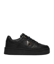 GUESS MIRAM6 Turnschuhe Schwarz Schwarz - Damenschuhe - 2