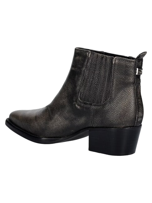WYNIE Stiefeletten aus Leder, 4,5 cm Absatz SCHWARZ - Damenschuhe