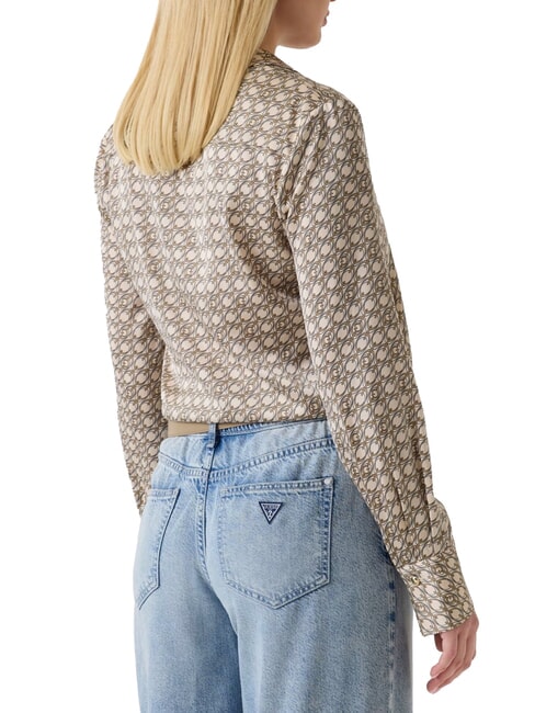 NEW CONCETTA Hemd g Druck ovale Kette p - Damenblusen