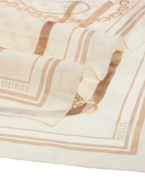 PRINTED Schal mit Kettenmuster NICHT-GERADE WEISS - Schals