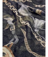 GUESS PRINTED Schal mit Kettenmuster SCHWARZ - Schals - 3