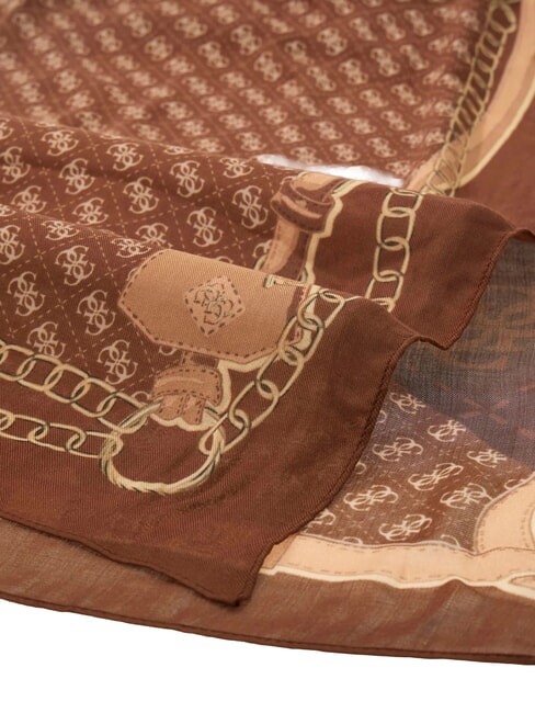 LINDSEY PRINTED Schal mit geometrischem Muster braun - Schals