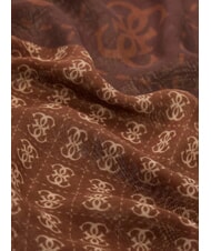 GUESS LINDSEY PRINTED Schal mit geometrischem Muster braun - Schals - 3
