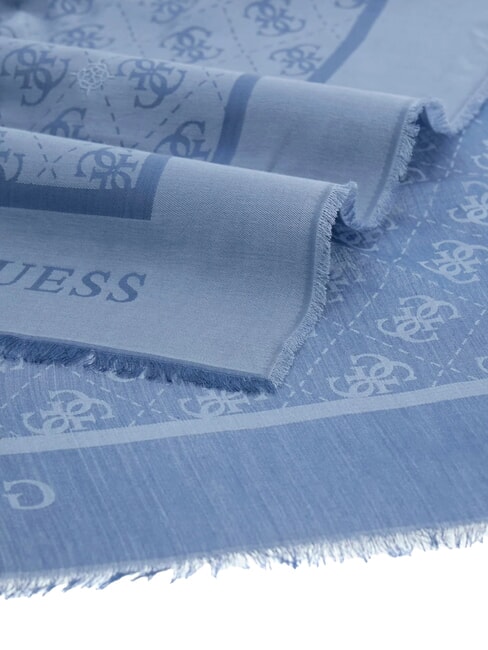 JACQUARD Monogramm-Schal ruhiges Blau - Schals