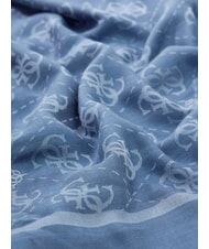 GUESS JACQUARD Monogramm-Schal ruhiges Blau - Schals - 3
