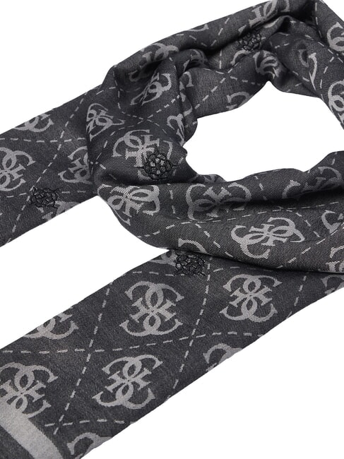 JACQUARD Monogramm-Schal SCHWARZ - Schals