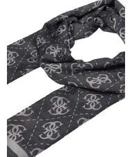 GUESS JACQUARD Monogramm-Schal SCHWARZ - Schals - 2