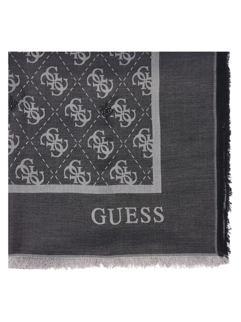 JACQUARD Monogramm-Schal SCHWARZ - Schals