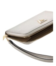 GUESS LAUREL 2 Gro&szlig;e Geldb&ouml;rse mit Rundum-Rei&szlig;verschluss BEIGE - Brieftaschen Damen - 4