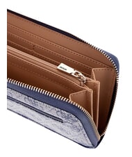 GUESS LINDSEY Gro&szlig;e Geldb&ouml;rse mit Rei&szlig;verschluss Schiefer-Logo - Brieftaschen Damen - 4