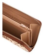 GUESS AUDREY Gro&szlig;e Geldb&ouml;rse mit Rei&szlig;verschluss MILCH-LOGO - Brieftaschen Damen - 4