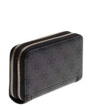 GUESS LINDSEY Mittelgro&szlig;e Geldb&ouml;rse mit Rei&szlig;verschluss Kohle - Brieftaschen Damen - 3
