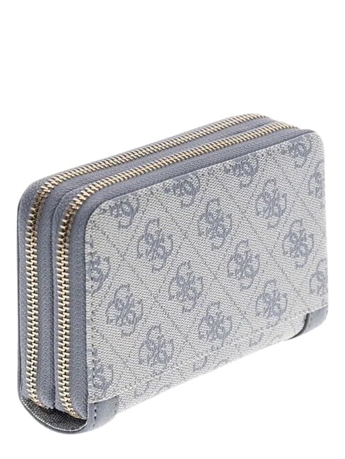 LINDSEY Mittelgro&szlig;e Geldb&ouml;rse mit Rei&szlig;verschluss Schiefer-Logo - Brieftaschen Damen