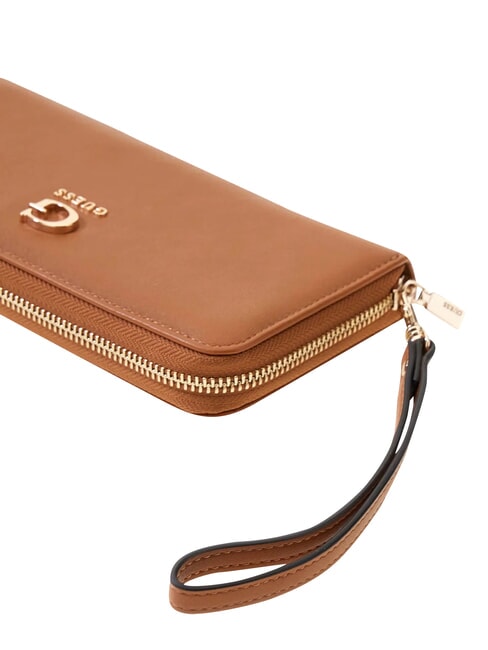 COLEEN Gro&szlig;e Geldb&ouml;rse mit Rei&szlig;verschluss Karamell - Brieftaschen Damen