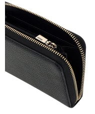 GUESS ISOLA Kompakte Geldb&ouml;rse mit Rei&szlig;verschluss SCHWARZ - Brieftaschen Damen - 4