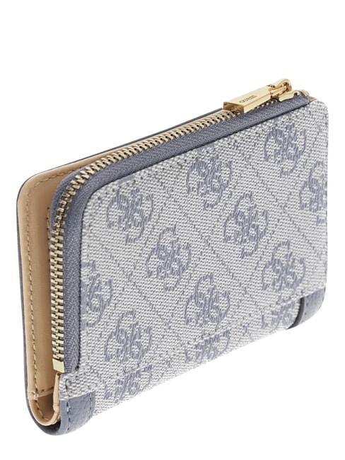 LINDSEY Kartenetui mit M&uuml;nzfach Schiefer-Logo - Brieftaschen Damen
