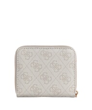 GUESS LAUREL 2 Kleine Geldb&ouml;rse mit Rundum-Rei&szlig;verschluss Knochenlogo - Brieftaschen Damen - 3