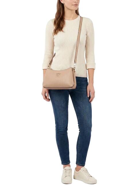NOELLE 2 Schultertasche mit Schultergurt BEIGE - Damentaschen