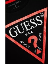 GUESS KIDS CORE Baumwoll-T-Shirt jetbla - Kinder-T-Shirt - 3