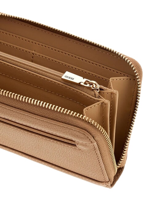 ISOLA Rei&szlig;verschluss-Geldb&ouml;rse BEIGE - Brieftaschen Damen