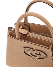 GUESS ISOLA Handtasche mit Schulterriemen BEIGE - Damentaschen - 3