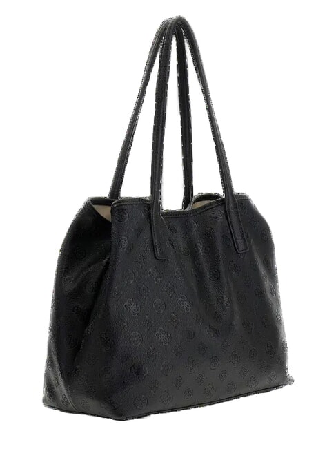VICTTORIA 2 Schultertasche mit Clutch schwarzes Logo - Damentaschen