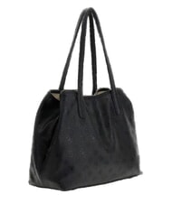 GUESS VICTTORIA 2 Schultertasche mit Clutch schwarzes Logo - Damentaschen - 2
