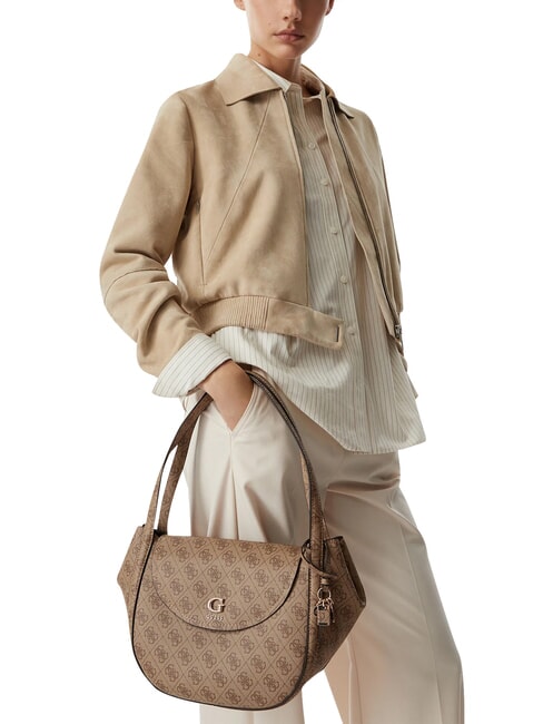 COLEEN                                   Schultertasche mit zwei Henkeln MILCH-LOGO - Damentaschen