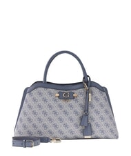 GUESS LINDSEY Handtasche mit Schulterriemen Schiefer-Logo - Damentaschen - 3