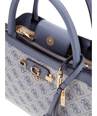 GUESS LINDSEY Handtasche mit Schulterriemen Schiefer-Logo - Damentaschen - 5