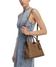 GUESS MERIDIAN 2                               Handtasche mit Schulterriemen MILCH-LOGO - Damentaschen - 2