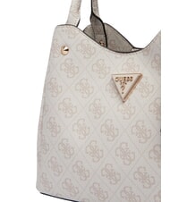 GUESS MERIDIAN 2                               Handtasche mit Schulterriemen Knochenlogo - Damentaschen - 6