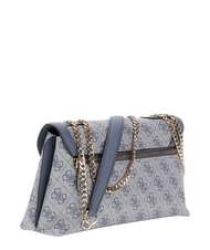 GUESS LINDSEY                                  Schultertasche, doppelt tragbar Schiefer-Logo - Damentaschen - 3