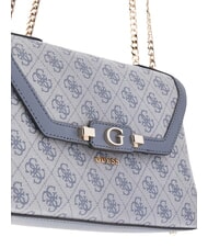 GUESS LINDSEY                                  Schultertasche, doppelt tragbar Schiefer-Logo - Damentaschen - 4