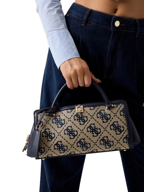 AUDREY                                   Handtasche mit Schulterriemen Marine-Logo - Damentaschen