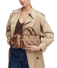 GUESS AUDREY                                   Handtasche mit Schulterriemen MILCH-LOGO - Damentaschen - 2