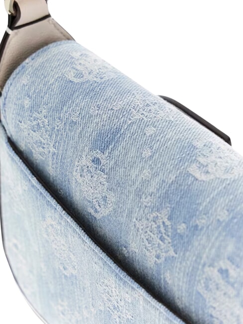 RUBY Umh&auml;ngetasche Denim-Logo - Damentaschen