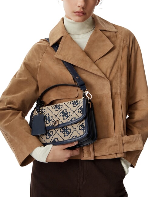 AUDREY                                   Handtasche mit Schulterriemen Marine-Logo - Damentaschen