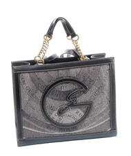 GATTINONI PLANETARIUM Schultertasche / Handtasche monochrom hellgrau/schwarz - Damentaschen - 2