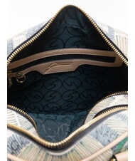 GATTINONI PLANETARIUM Mittelgro&szlig;e Kuppeltasche mit Schultergurt Aquarell/Beige - Damentaschen - 5