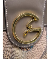 GATTINONI PLANETARIUM Handtasche mit Schulterriemen Wilde Aquarellfarbe/ Dunkeltaupe - Damentaschen - 3