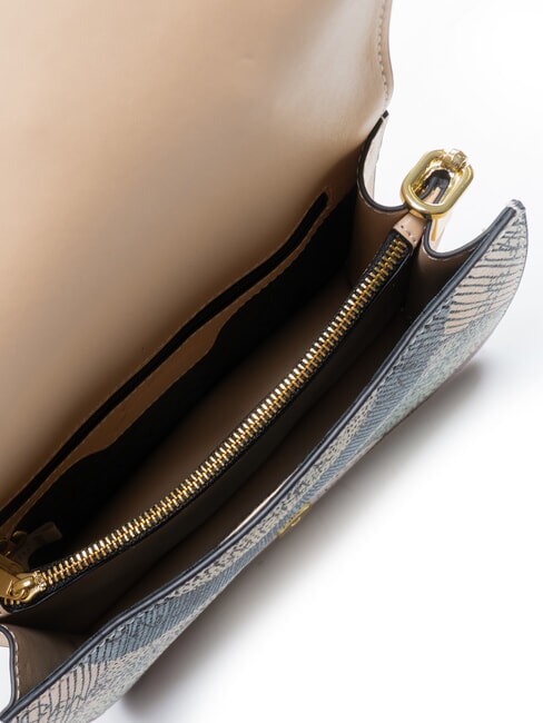 PLANETARIUM Handtasche mit Schulterriemen Aquarell/Beige - Damentaschen